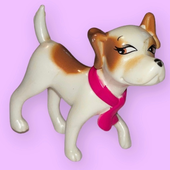 Barbie A Fashion Fairytale Marie Alecia Pet Dog Jacques‎ Roussel Animal Figure - Picture 1 of 6
